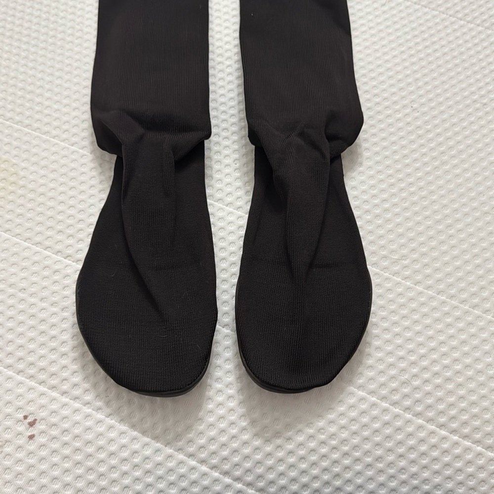 Yeezy Black Dress Socks Classic Knit